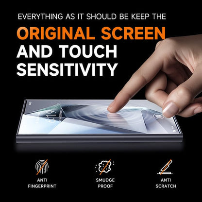 📱2026 New Premium 9H Tempered Glass Suitable For Samsung Series- Dust Free Without Bubbles