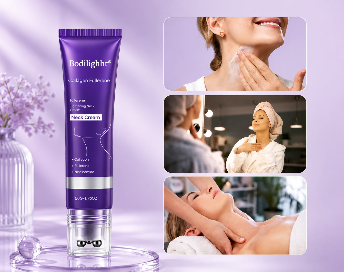 Advanced Collagen V-Roller Neck Cream