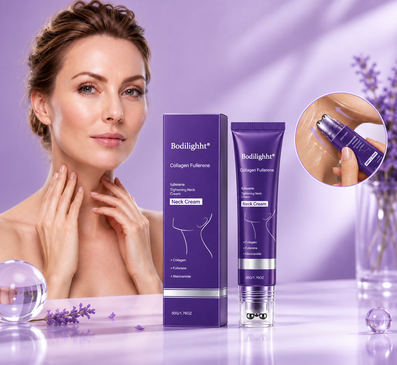Advanced Collagen V-Roller Neck Cream