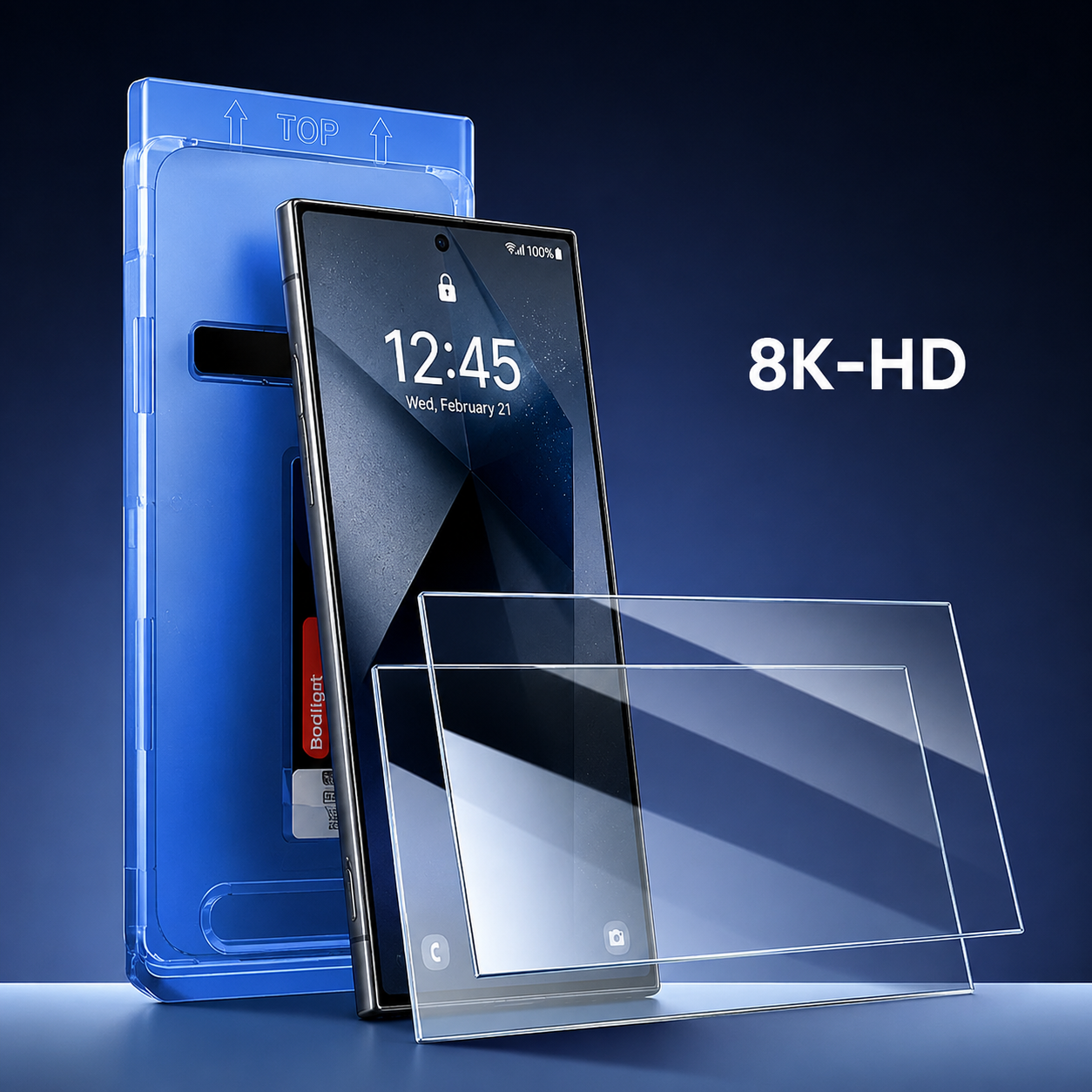 📱2026 New Premium 9H Tempered Glass Suitable For Samsung Series- Dust Free Without Bubbles