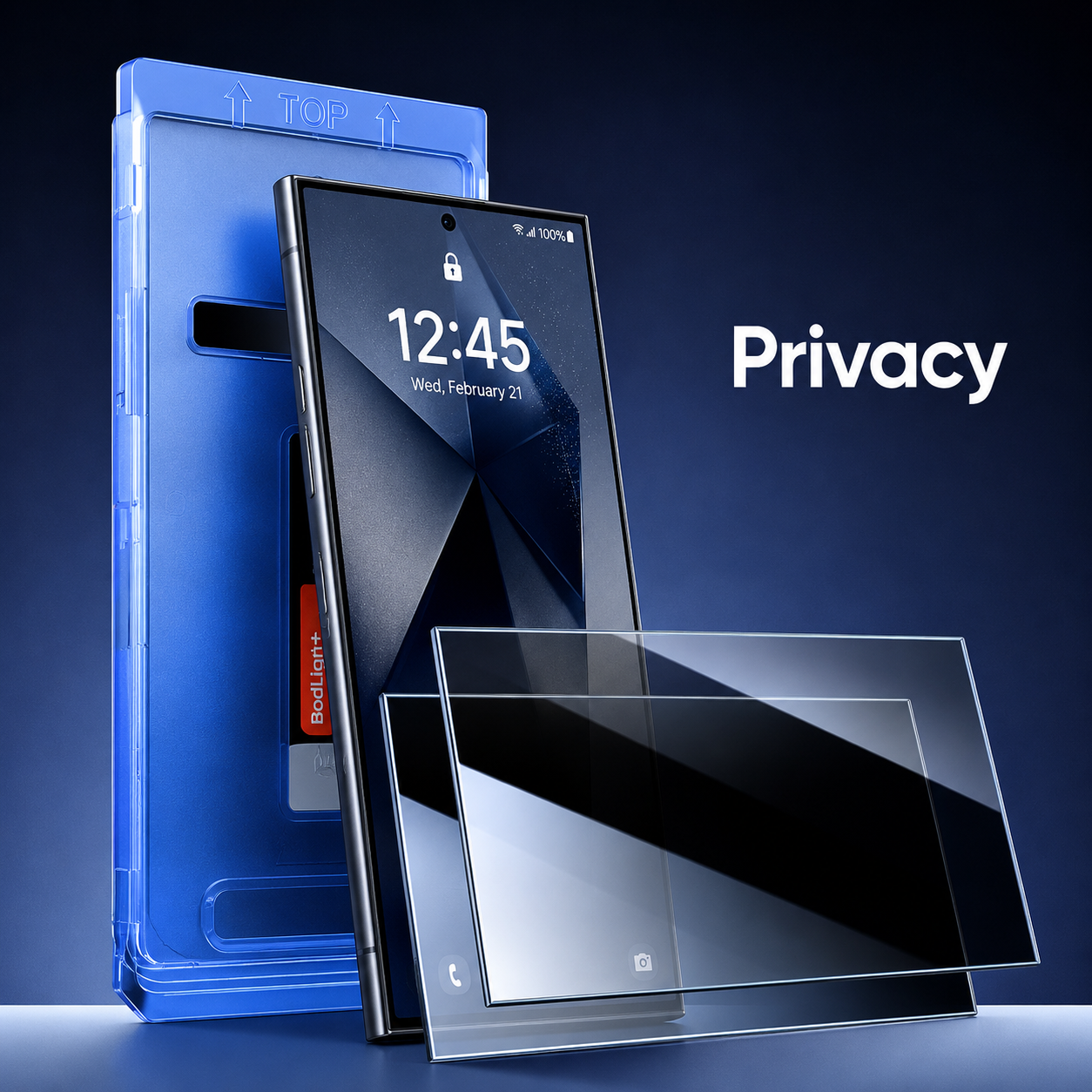 📱2026 New Premium 9H Tempered Glass Suitable For Samsung Series- Dust Free Without Bubbles